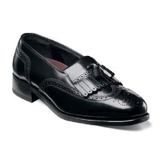 Florsheim mens shoes lexington tassel loafer leather black lightweight 17073-01