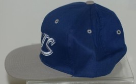 Team Apparel Indianapolis Colts Flat Bill Blue Gray Adjustable Hat image 2
