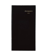 AT-A-GLANCE Fine Diary 2023 Weekly Monthly Diary Black Pocket  Weekly 72... - $16.82