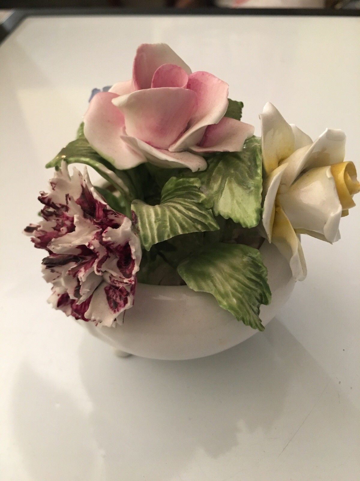 VINTAGE RADNOR BONE CHINA STAFFORDSHIRE ENGLAND DAISEY FLOWERS