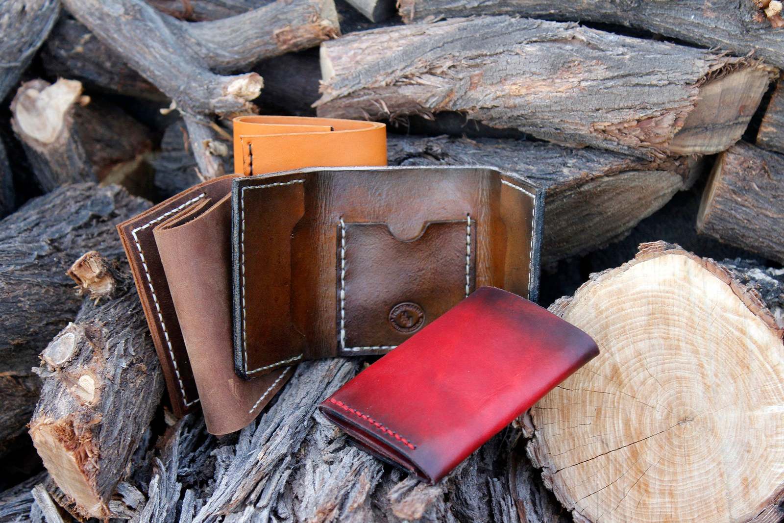 Handmade Leather Trifold Wallets | IUCN Water