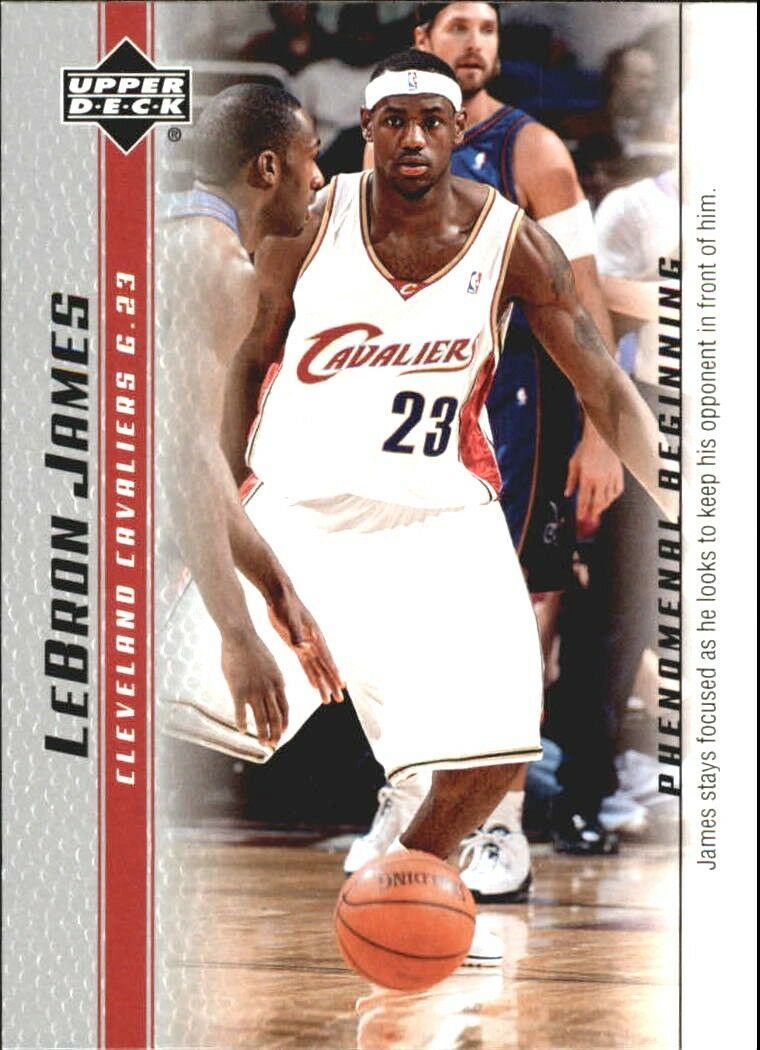 upper deck 2004 lebron james