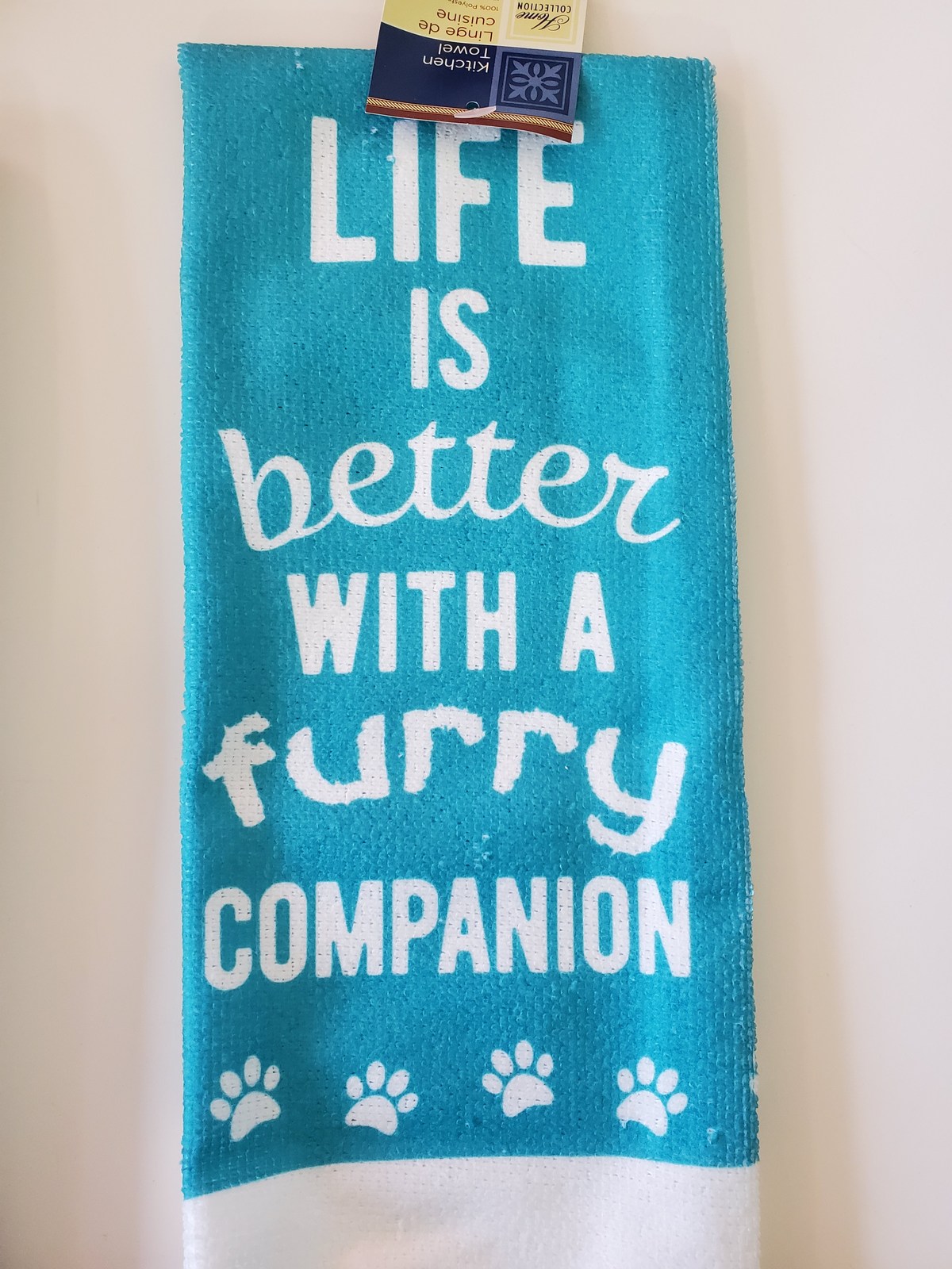 Pet Dog Theme Kitchen Hand Towels, Set of 3, Microfiber, 25x15