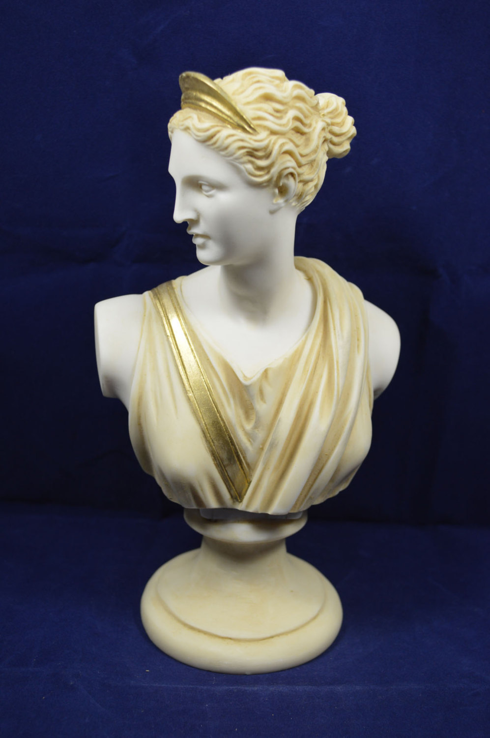 Artemis Sculpture Diana Bust Ancient Greek Goddess Of Hunt Aged Patina Statue Art Sculptures