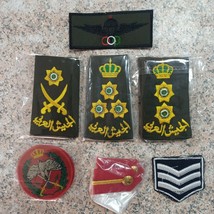 Genuino Ejército Jordano Raro Hombro Rangos Diapositivas Collar Insignia... - $138.19