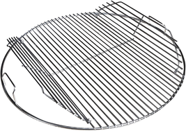 Stainless Steel Hinged BBQ Cooking Grate Grid 22” For Weber 22&quot; Charcoal... - $73.39