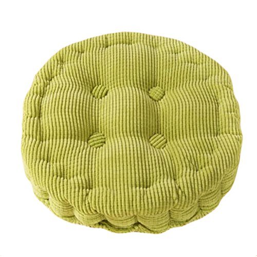 George Jimmy Circle Thicken Cushion Tatami Floor Cushion Office/Car Pillow-Green
