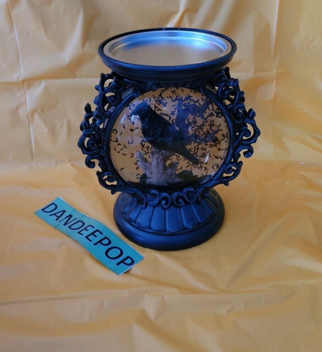 bath and body works raven globe candle holder