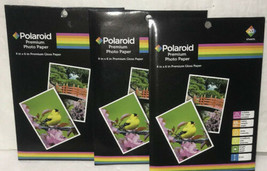 Polaroid Premium Photo Paper 4x6 Gloss 3 Packs / 60 Sheets 4 x 6 New - $9.79