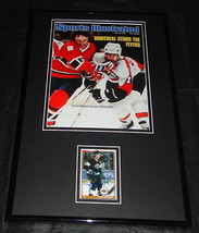 Larry Robinson Signed Framed 11x17 Photo Display Canadiens