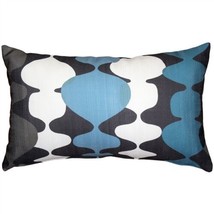 Pillow Decor - Lava Lamp Charcoal Blue 12x20 Throw Pillow (PD2-0130-01-92) - $29.95