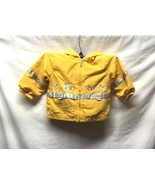 Wear Me Apparel Boy Infant 12 mos spring jacket yellow cars w hood - $6.79