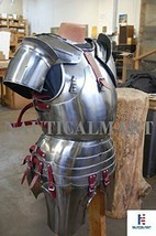 Reenactment Gothic Steel Cuirass Front & Back Medieval Breastplate
