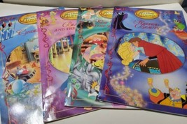 Vintage Disney 1993 4 Princess Treasure Chest Large Paperback Books Cinderella - $27.85