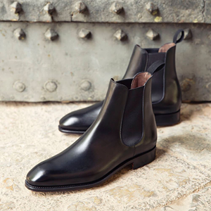 Brown Color Genuine Leather High Ankle Chelsea Jumper Slip On Handmade Men Boots