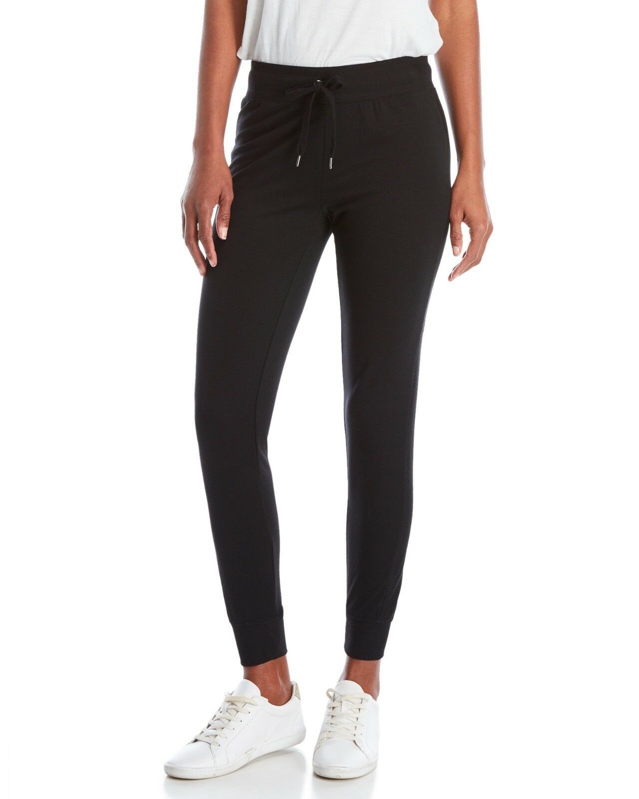 New YOGALICIOUS Women's Mesh Panel Joggers Black Medium - Women's Clothing