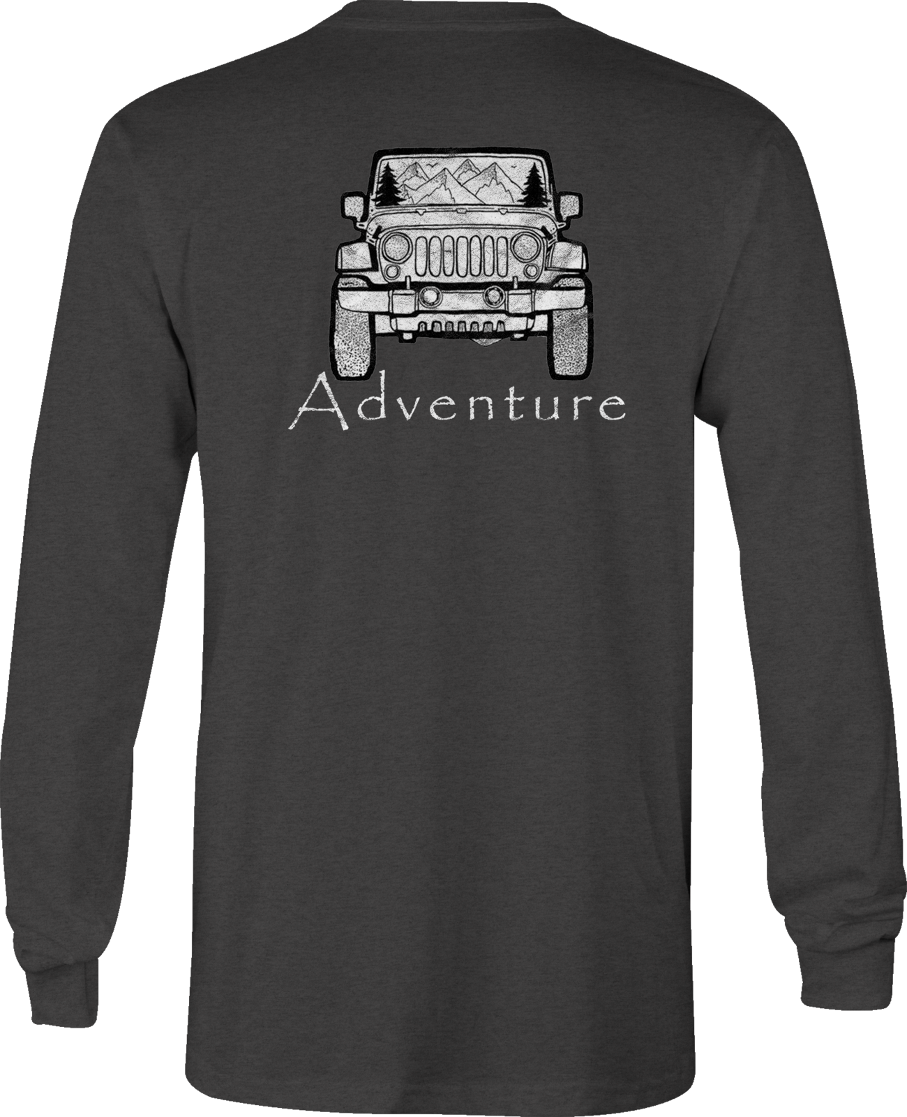 Jeep Long Sleeve Tshirt Wrangler Adventure shirt for Men or Women - T ...