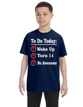 Kids T Shirt Turn 11 Birthday Outfit Eleven Year Old Gift 11th Bday - $18.94
