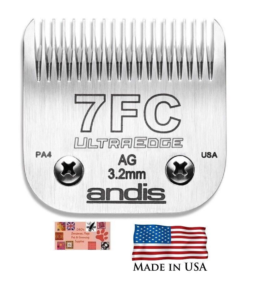 ANDIS ULTRAEDGE 7FC BLADE Fit AGC DBLC BDC,Oster A6 A5,Wahl KM2 KM5 KM10 Clipper