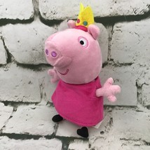 Peppa Pig Plush 7" Princess Peppa Sounds Oinks and Snorts Stuffed Animal - $11.88