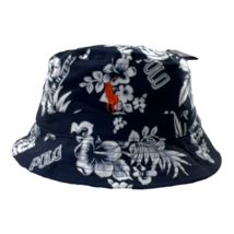 Polo Ralph Lauren Mens Bucket Hat Navy White Hawaiian Pattern Size L / X... - $50.59