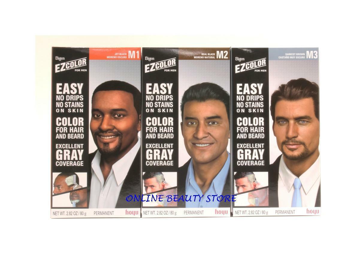 Bigen Just For Men EZ Color Permanent Hair and Beard Color 2.82 oz