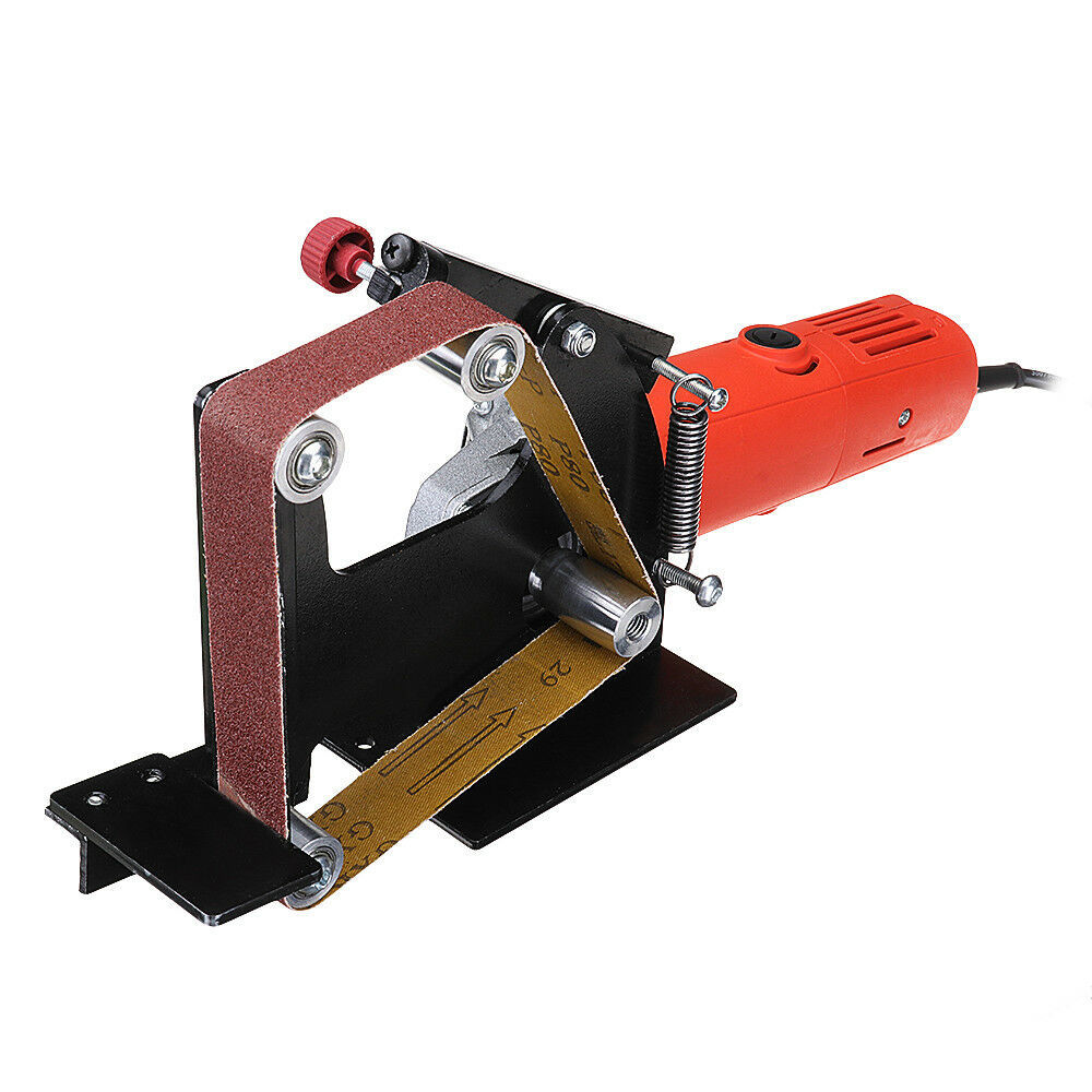 Angle Grinder Belt Sander Attachment Metal Wood Sanding Belt Adapter Power Tool hown store