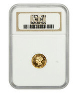 1877 G$1 NGC MS68 - 1 Gold Coin - Tied for Finest Known! - £12,946.38 GBP
