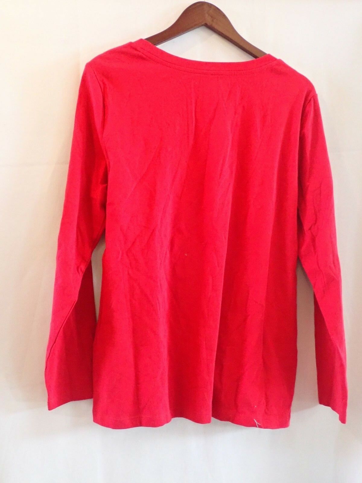 Style & Co Women's Red Crew Neck sweater Size XL (580) - Sweaters