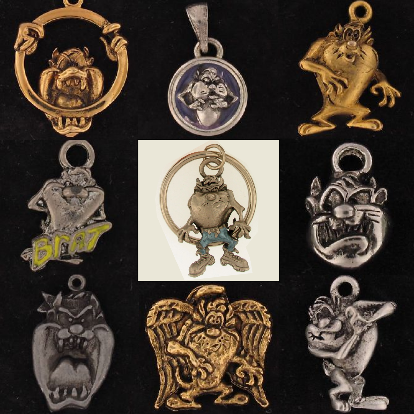 Keychain Taz TASMANIAN Devil LOONEY TUNES Warner Brothers Character