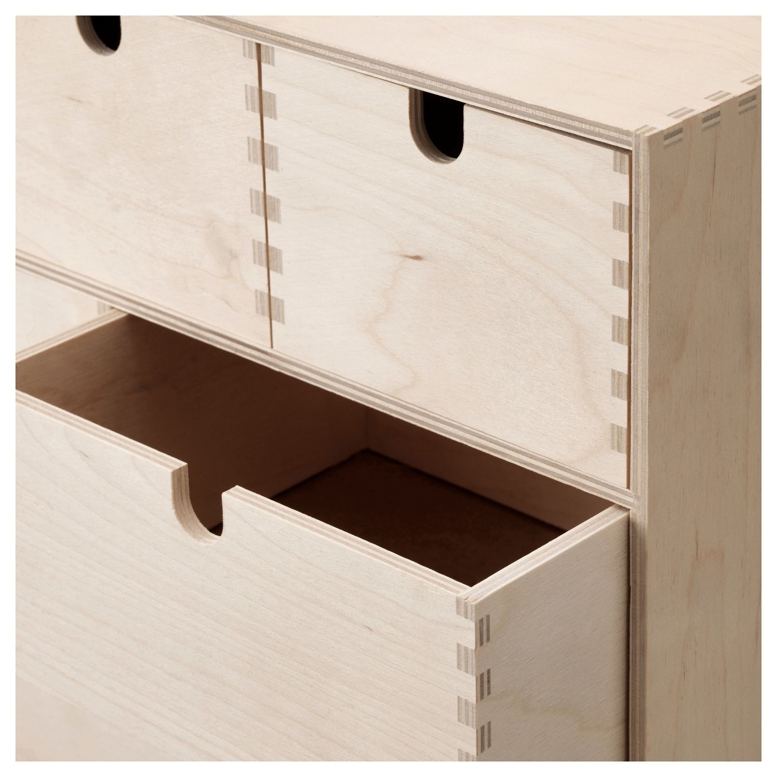 IKEA MOPPE Birch Plywood 6 Drawers Mini Chest Storage. 402.163.57 NEW