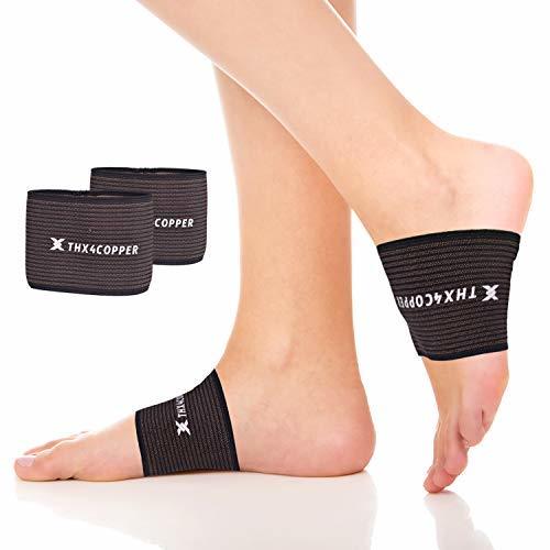 Thx4 Copper Arch Support-2 Plantar Fasciitis Braces/Sleeves- Copper ...