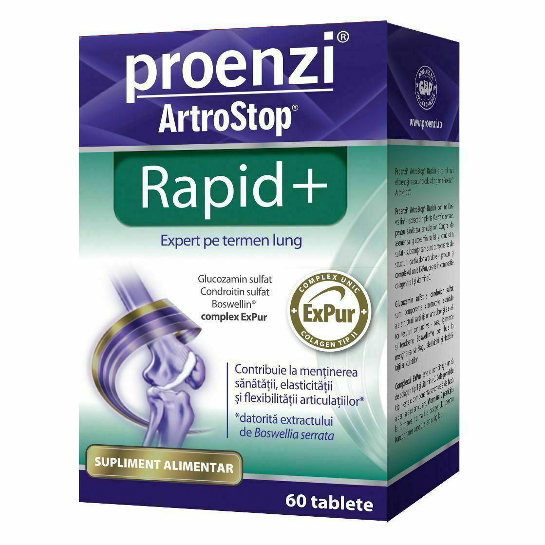Proenzi ArtroStop Rapid + 60 Tablets Supports Joint Flexibility Vitamins & Minerals