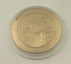 June 27, 1950 U.S. Enters Korean War Franklin Mint Solid Bronze Coin - $12.16