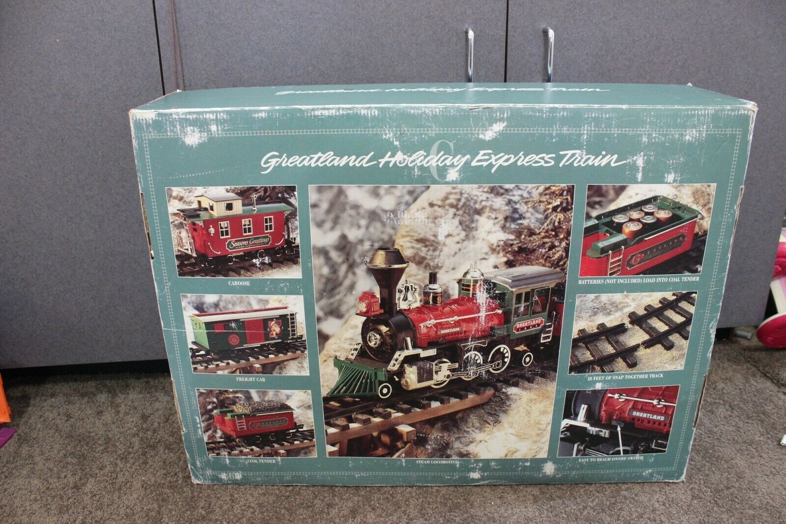 Greatland Holiday Express Train Set track motorized & sounds unused - Other