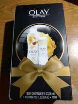 NEW OLAY BODY CARE GIFT SET- 1 BODY CONDITIONER 8oz &amp; 1 BODY WASH 12.3oz - $18.50