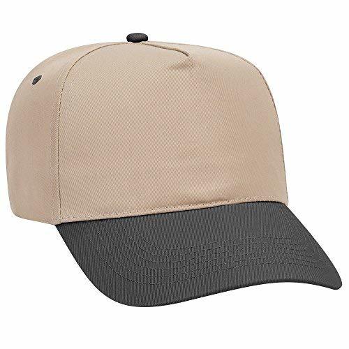 otto cotton blend twill 5 panel pro style baseball cap