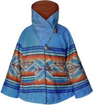 Yellowstone 3 Womens Poncho Beth Dutton Top Shawl Button Knit Hooded Jum... - $120.00
