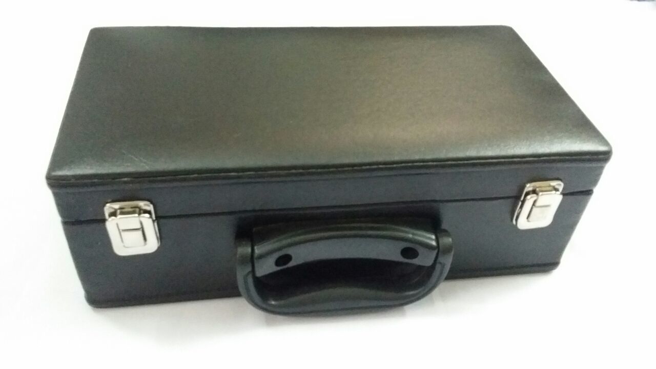 BRAND NEW BUGLE CARRYING CASE/BLACK SOFT LEATHER CASE FOR Bb BUGLE Bugle