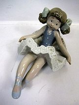Lladro Porcelain 1501 Ballerina Girl Pigtails Rag Doll Shelf Sitter - $196.00
