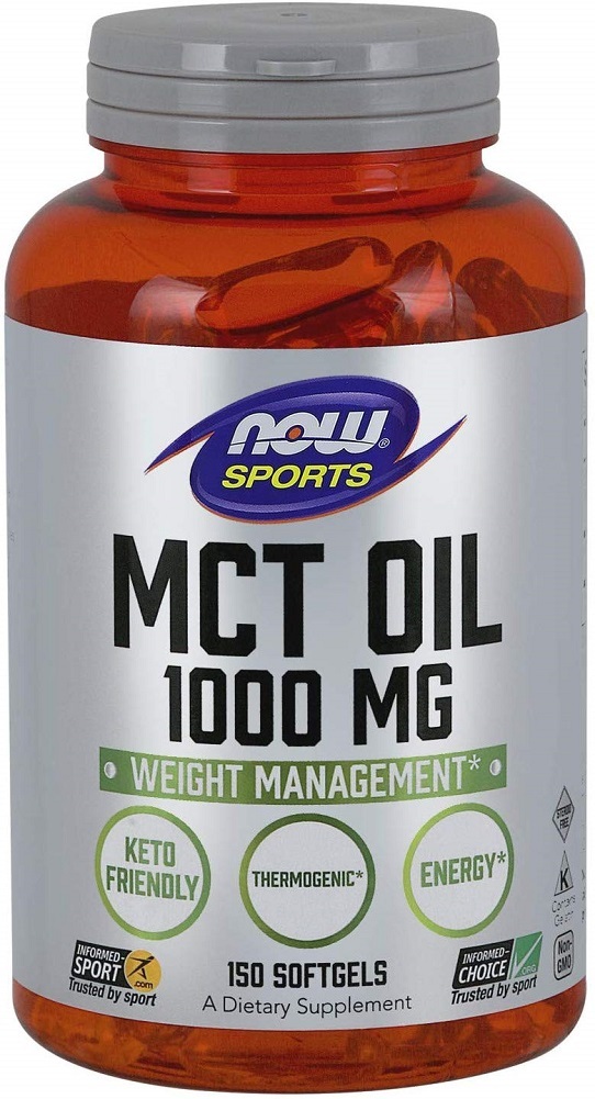 Now Sports Nutrition, MCT (Medium-Chain triglycerides) Oil 1000 mg, Weight