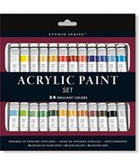 Studio Series Acrylic Paint Set (24 colors) [Misc. Supplies] Peter Paupe... - $17.99