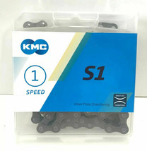 KMC S1 Bike Chain 1/2"x1/8" 112L 8.6mm Brown Single-Speed BMX Cruiser Fixed Z410 - $14.95