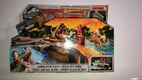 matchbox jurassic world portable playset