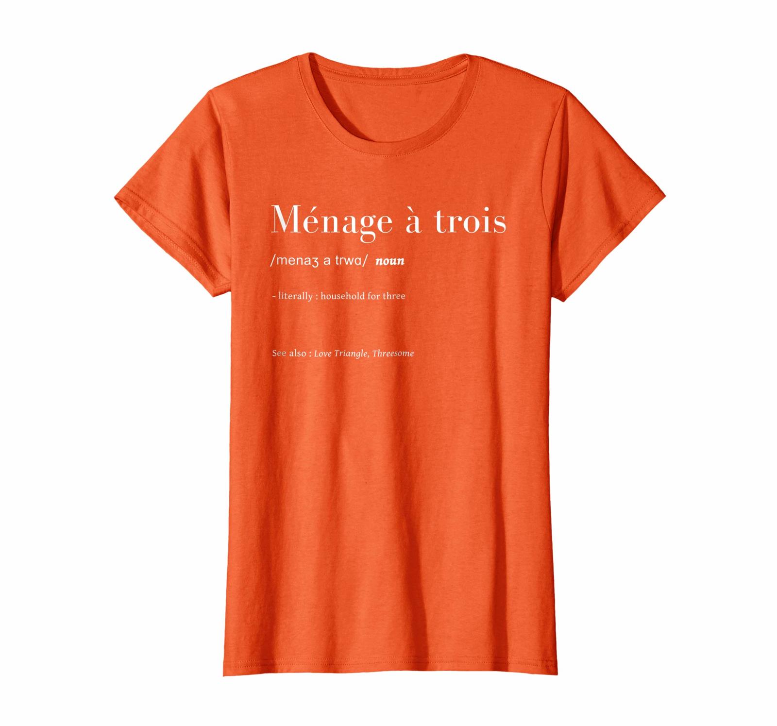 Teacher Style French Dictionary Definition Tee Menage a trois Wowen