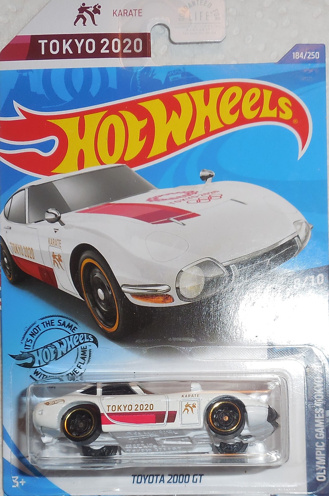 Hot Wheels 2020 Toyota 2000 GT #184/250 Olympic Games 2020 #8/10 Mint On Card