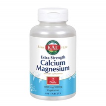 Extra Strength Calcium Magnesium Bones, Teeth, Nerve & Muscle Support 100 Tabs - $50.90