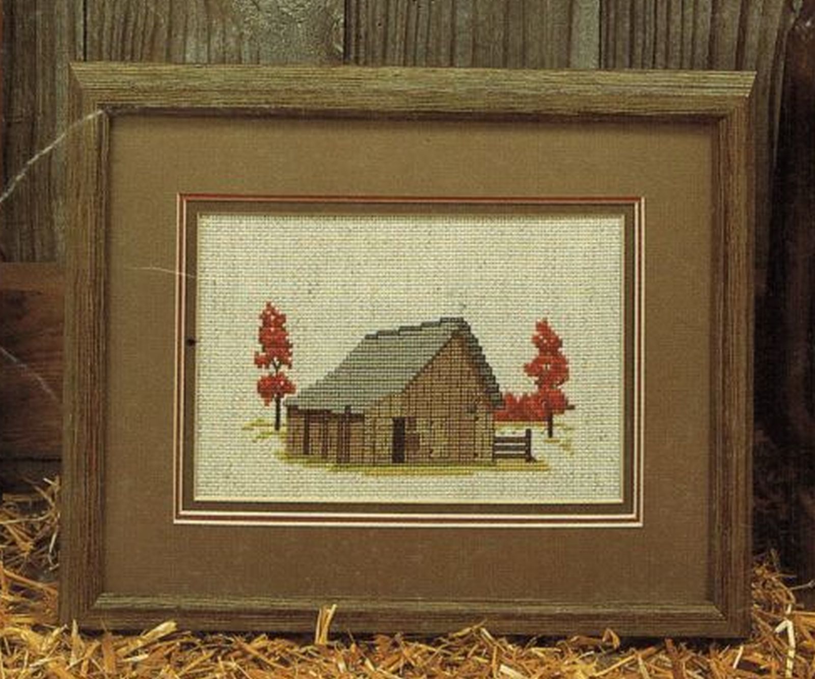 Cross Stitch Tarlton Flats Old Red Barn And 24 Similar Items