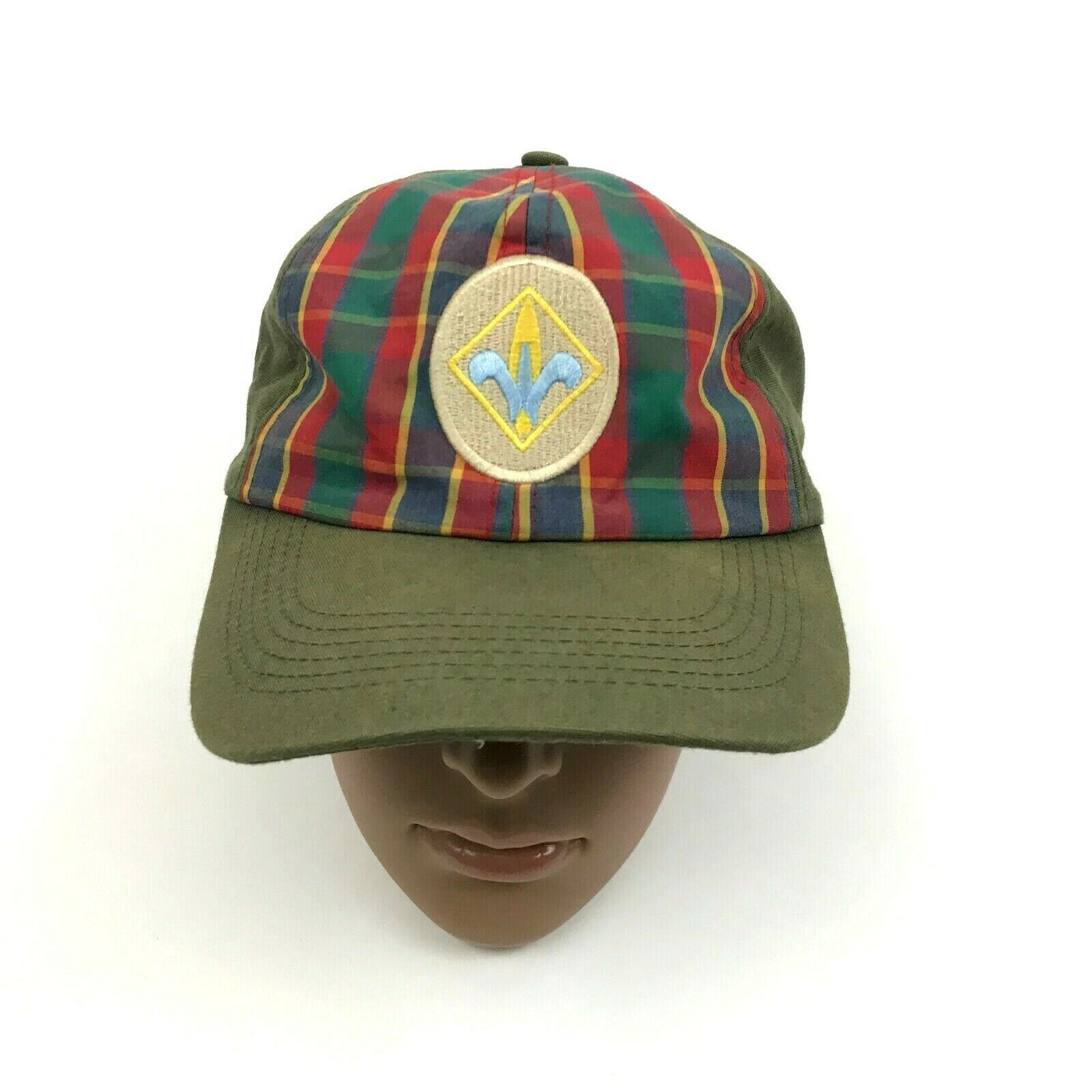 VINTAGE Boy Scouts of America Hat Cap elos Twill Strapback Size M/L