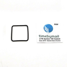 For Cartier Santos 100 2878 Watch Crystal Glass 24.2mm Gasket Seals New Part P8W - $16.92